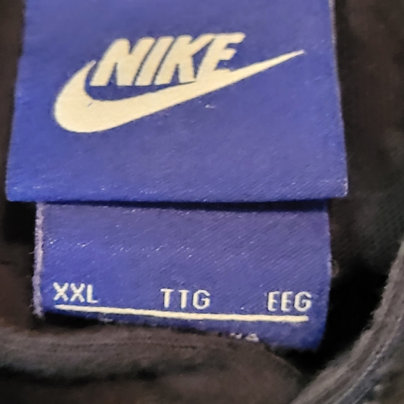 NIKE BLUE LABEL HOODIE BASIC BLK XXL GREAT CONDITION - Picture 2 of 3